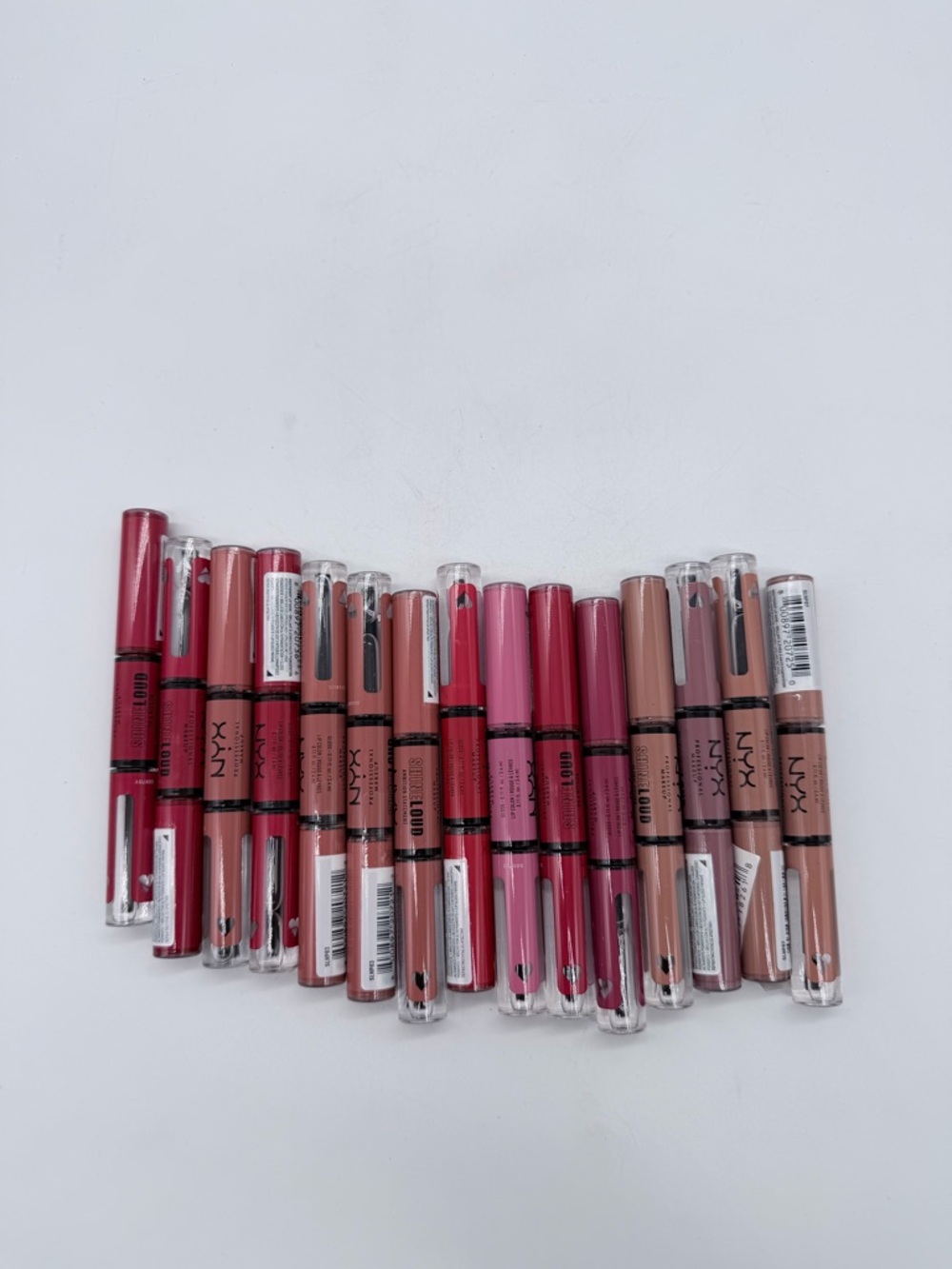NYX Dual-Ended Lipstick & Gloss Set in Pinks, Nudes & Mauves